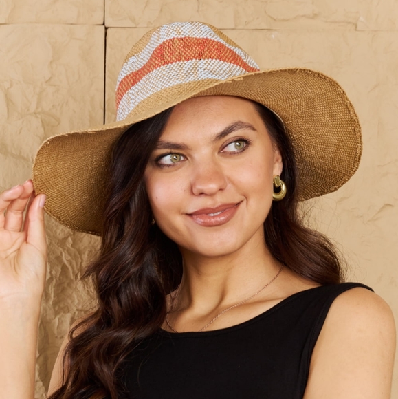 Protect Me Vivid Glow Straw Sun Hat - Picture 3 of 3